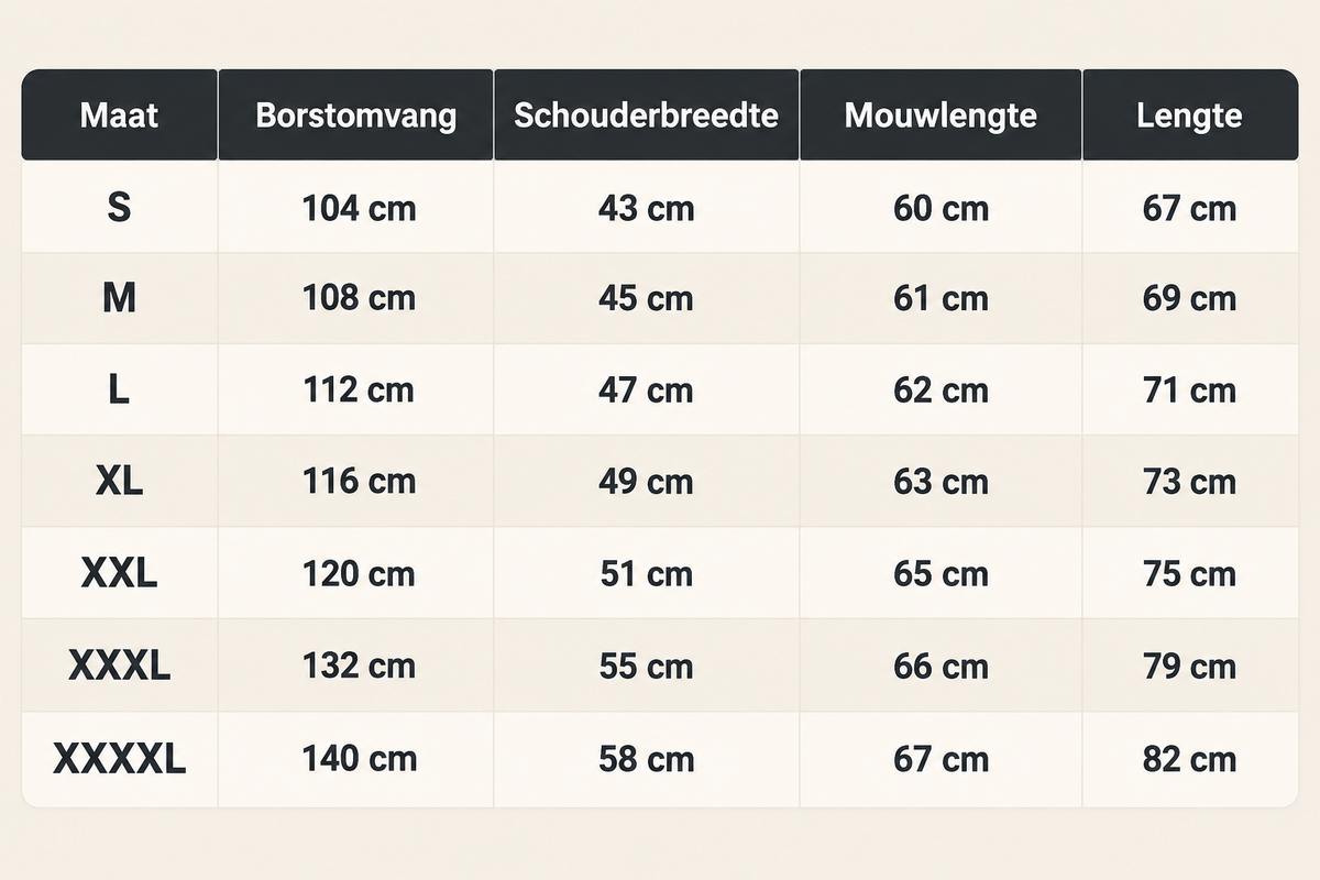 Maattabel